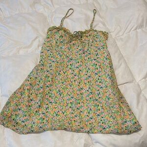 Floral Spaghetti Strap Dress